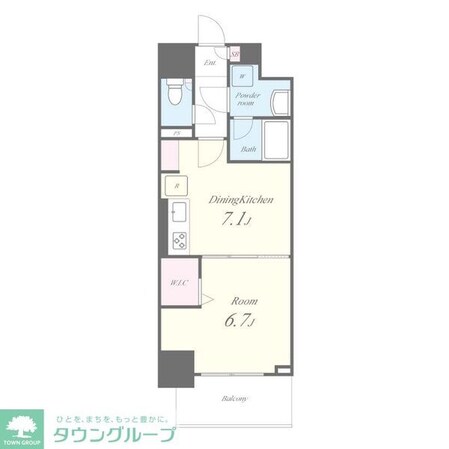モンテーニュ名駅の物件間取画像